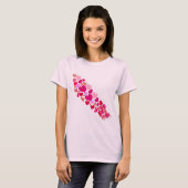 Gag me Valentijnse  Harten Rode Roze Cartoon T-Shi T-shirt (Voorkant volledig)
