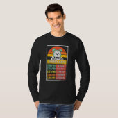 Gag over uurloon ober t-shirt (Voorkant volledig)