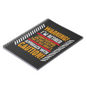 Gag Saying Senior Retired Husband Notitieboek (Linkerzijde)