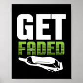 Gag voor Faded Barbers Poster (Voorkant)