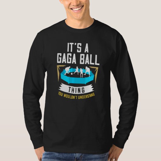 Gaga-Bal Pit Kit Dodgeball Spel T-shirt (Voorkant)