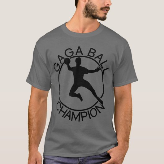 Gaga Ball Champion Dodgeball Game Kinder Gaga Ball T-shirt (Voorkant)