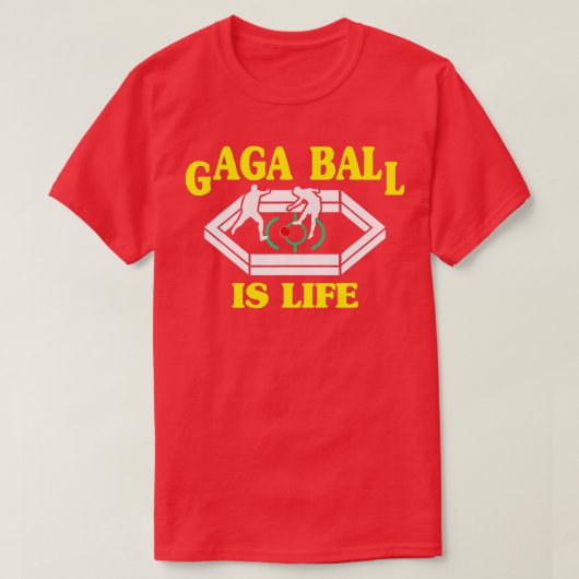Gaga Ball Pit is Life Dodgeball Soccer Funny Cool T-shirt (Design voorkant)
