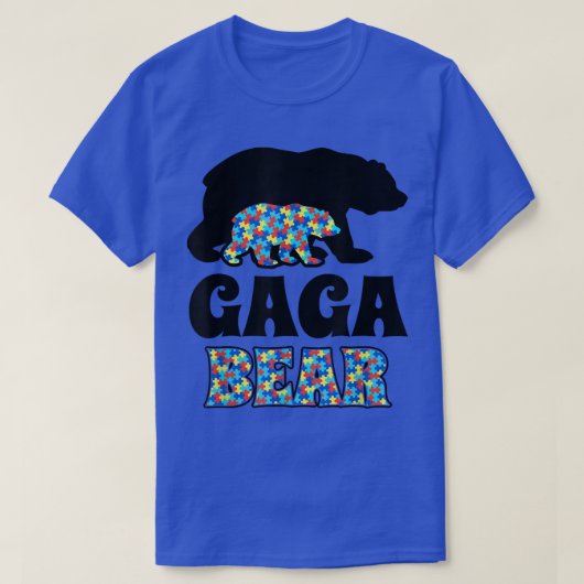 Gaga Beer Autisme Awareness T-shirt (Design voorkant)