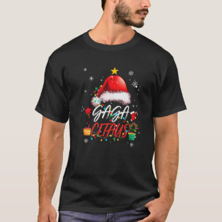 Gaga Claus Shirt kerstlampjes Pajama Familie Ma