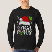 Gaga Claus Shirt Kerstmis Pajama familie komt over (Voorkant)