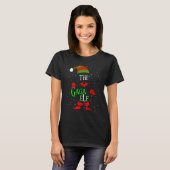 Gaga Elf Group Matching Family Kerstmis Pajama Ou T-shirt (Voorkant volledig)