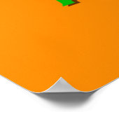 Gaga & Grumps Cheese Animal Funny Oranje Chihuahua Poster (Hoek)