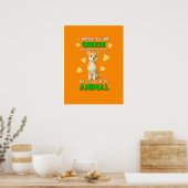 Gaga & Grumps Cheese Animal Funny Oranje Chihuahua Poster (Keuken)