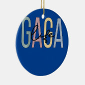 Gaga Life Gaga Grandma Boho Gaga Grootmoeder Keramisch Ornament (Rechts)