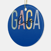 Gaga Life Gaga Grandma Boho Gaga Grootmoeder Keramisch Ornament (Links)