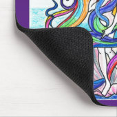 Gaga Nymph op de halve schaal Fantasy Art Mousepad Muismat (Hoek)