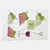 Gaga over druiven theedoek (Horizontaal)