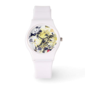 GaGa Wit Splashed polshorloge Horloge