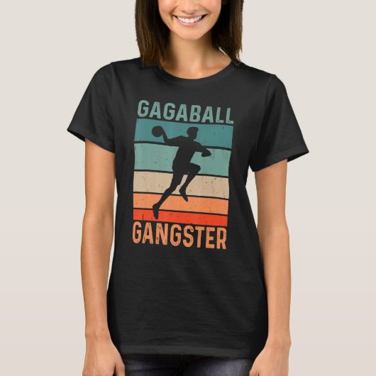 Gagaball-gangster voor een gagaball-coach t-shirt (Voorkant)
