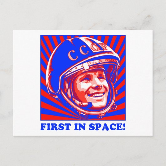 Gagarin Г Ю г и Briefkaart (Voorkant)