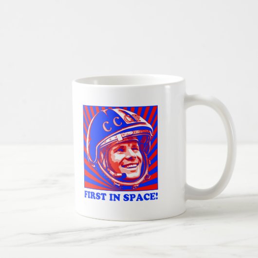 Gagarin Г Ю г и Koffiemok (Rechts)