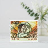 Gagarin Briefkaart (Staand voorkant)