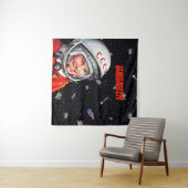 Gagarin — Sovjet-golf, ruimtekunst van Gagarin Wandkleed (In Situ (horizontaal))