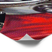 Gagarin space art [Sovjet-golf] — Gagarin Poster (Hoek)