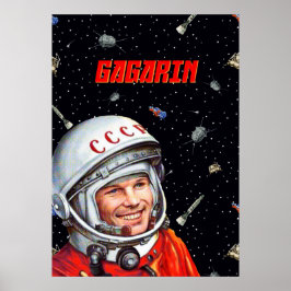 Gagarin space art [Sovjet-golf] — Gagarin Poster