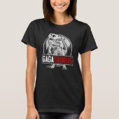 Gagasaurus Rex Dinosaur Gaga Saurus T-shirt (Voorkant)