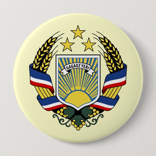 Gagauzia, Moldavië Ronde Button 4,0 Cm (Voorkant)