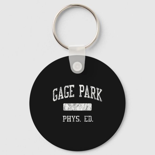 Gage park middelbare school middelbare school Chic Sleutelhanger (Voorkant)