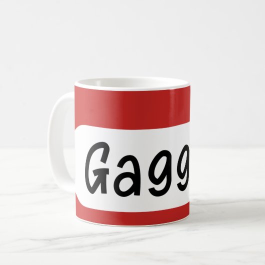 Gaggin' Engels Britse Slang, Cup of Tea Mok (Voorkant links)