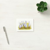 Gaggle of Gese Walking Away, Waterverf Painting Post-it® Notes (Kantoor)