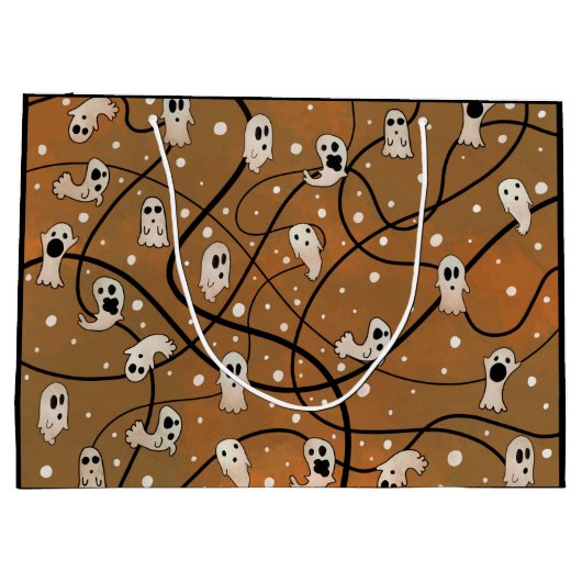 Gaggle of Ghosts Gift Bag Groot Cadeauzakje (Achterkant)