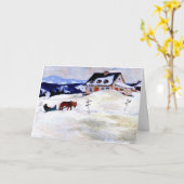 Gagnon - A Laurentian Homestead Kaart (Gele Bloem)