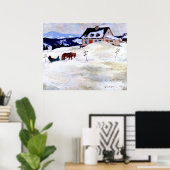 Gagnon - A Laurentian Homestead Poster (Thuiskantoor)