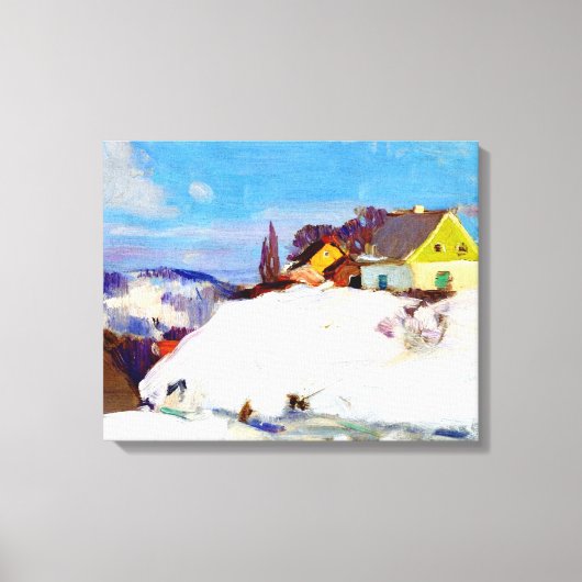 Gagnon - Boerderij, Baie Saint Paul Canvas Afdruk (Voorkant)