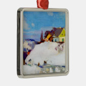 Gagnon - Boerderij, Baie Saint Paul Metalen Ornament (Rechts)