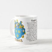 Gagnon, de Oorsprong, de Betekenis en de Mok Crest (Voorkant links)