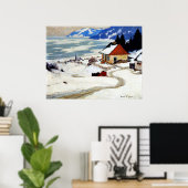 Gagnon - De rode slee Poster (Thuiskantoor)