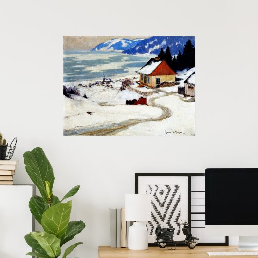 Gagnon - De rode slee Poster (Thuiskantoor)