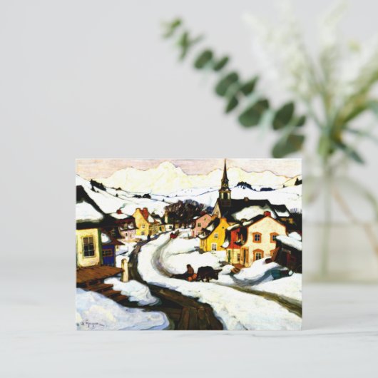 Gagnon - Dorp in de Laurentian Mountains Briefkaart (Staand voorkant)