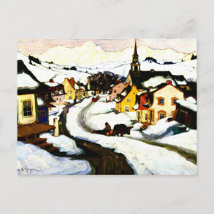 Gagnon - Dorp in de Laurentian Mountains Briefkaart