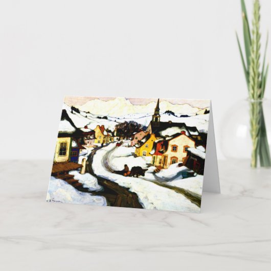 Gagnon - Dorp in de Laurentian Mountains Kaart (Voorkant)