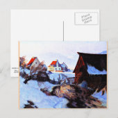 Gagnon - Early Morning in maart Briefkaart (Voorkant / Achterkant)