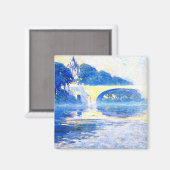 Gagnon - Early Morning Mist, Pont de l'Arche Magneet (Voorkant / Achterkant)