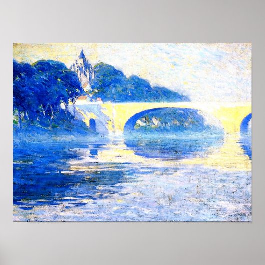 Gagnon - Early Morning Mist, Pont de l'Arche Poster (Voorkant)