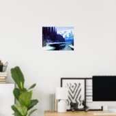 Gagnon - Een stille stroom van het noorden Poster (Thuiskantoor)