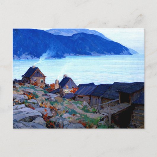 Gagnon - Evening op de Noordkust Briefkaart (Voorkant)