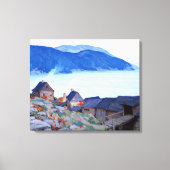 Gagnon - Evening op het Poster van de Noordkust Canvas Afdruk (Voorkant)