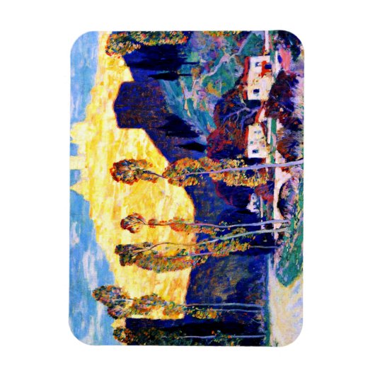 Gagnon - Evening, Siena - beroemd schilderij Magneet (Verticaal)