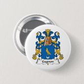 Gagnon Family Crest Ronde Button 5,7 Cm (Voorkant /achterkant)