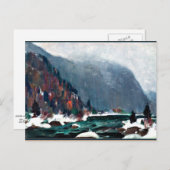 Gagnon - First Snow, Oktober, Dalen, Noorwegen Briefkaart (Voorkant / Achterkant)
